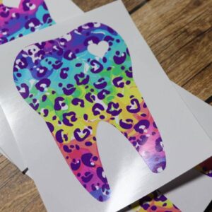Tooth sticker