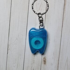 Tooth keychain