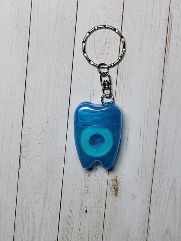 Tooth keychain